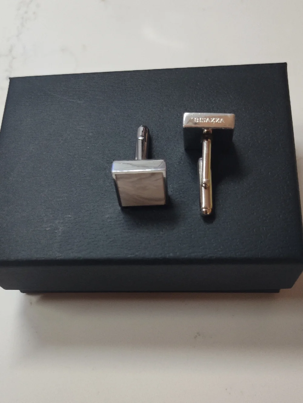 Bisazza Polished Silver-tone Cufflinks